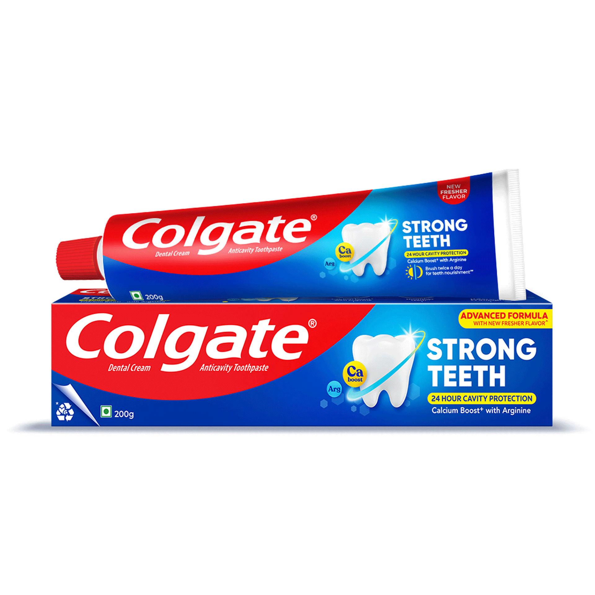 Colgate Strong Teeth-কোলগেট স্ট্রং টিথ,নিট ওজন ২০০ গ্রাম