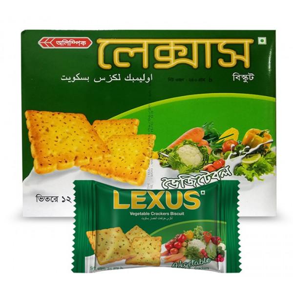 LEXUS vegetable crackers biscuits-লেক্সাস ভেজিটেবল ক্রাকার্স বিস্কুট, ওজন ২১৬ গ্রাম